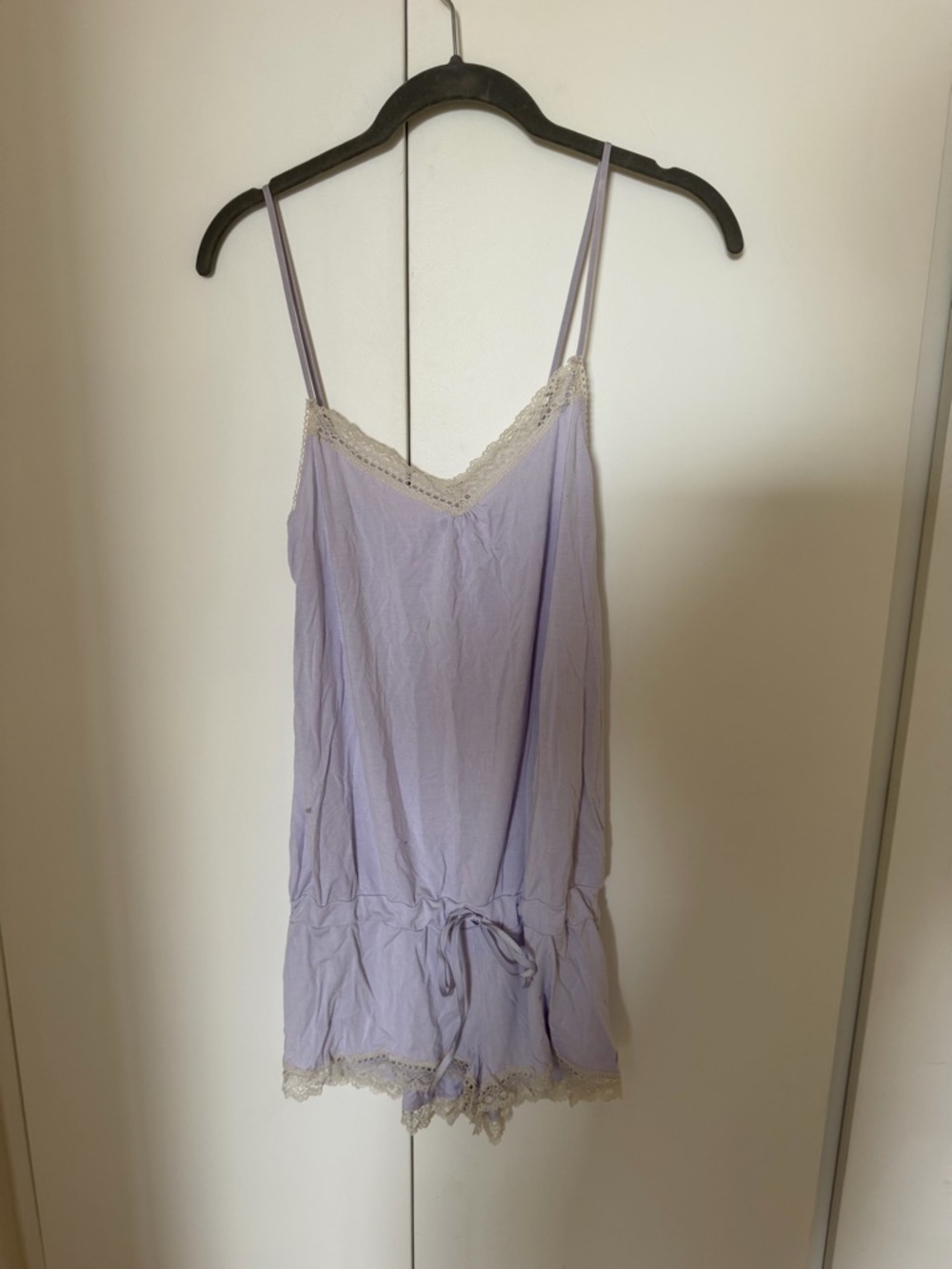 Calvin Klein Lilac Lace-Trim Cami